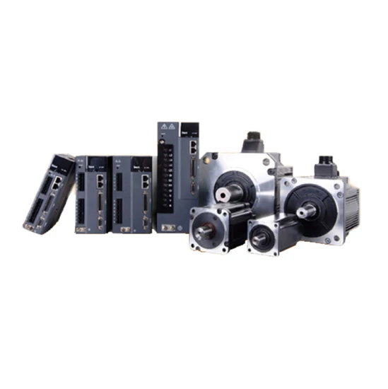 200 W 60 mm Mini-Einphasen-AC-Servomotor für CNC mit Treiber-Kit, der RS485/Canopen/Pulse/Analog unterstützt